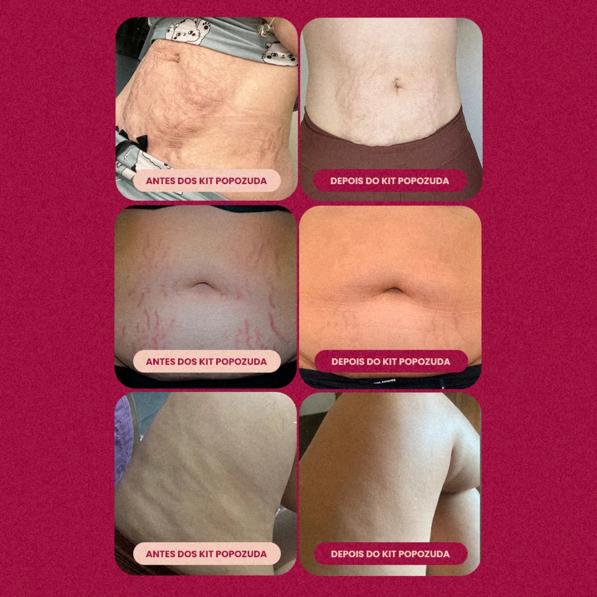 [PAGUE 1 LEVE 4] - Popozuda Creme Rosa Corporal Anticelulite E Estrias 200g