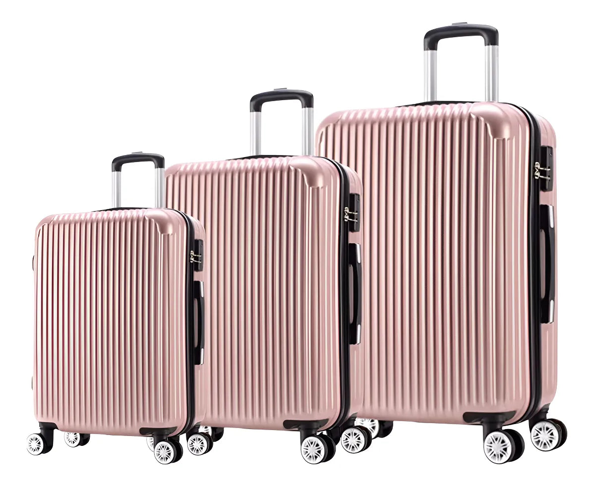 Kit Conjunto 3 Malas De Viagem P , M , G - Resistente Premium Pequena 10kg E Media 23kg E Grande 32kg + Balança Digital Portátil Travelux GRÁTIS