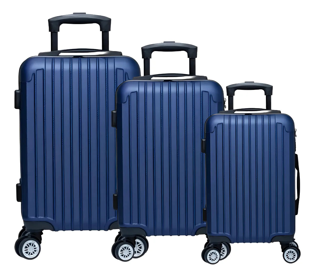 Kit Conjunto 3 Malas De Viagem P , M , G - Resistente Premium Pequena 10kg E Media 23kg E Grande 32kg + Balança Digital Portátil Travelux GRÁTIS