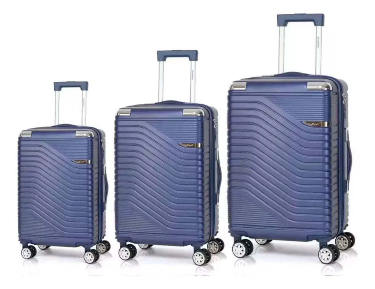 Kit Conjunto 3 Malas De Viagem P , M , G - Resistente Premium Pequena 10kg E Media 23kg E Grande 32kg + Balança Digital Portátil Travelux GRÁTIS